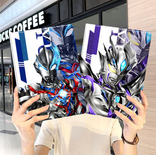 赛罗奥特曼ipad10保护套pro2024款 11寸5苹果air6平板mini7壳4迷你3适用2三折1带笔槽2018九8第9代2020布莱泽