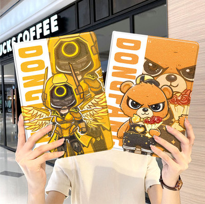 和平精英ipad10保护套pro2024款11寸苹果air6平板mini5壳3迷你4适用1三折2带笔槽2018十7第9代8九2020q版周边