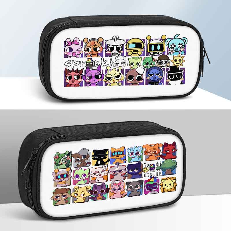 sprunki节奏盒子笔袋小学生铅笔盒2025新款超火文具袋初中生笔盒学生文具盒儿童一年级幼儿园男生男孩款女生