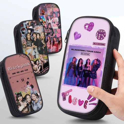 blackpink笔袋小学生网红爆款铅笔盒2025年新款文具袋初中生大容量超火笔盒学生专用文具盒儿童女生女孩周边