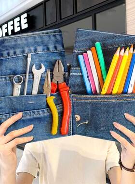 搞怪牛仔裤ipad10保护套pro2024款11寸5苹果air7平板mini6壳4迷你3适用2三折2020带笔槽8第9代2021男女生2018