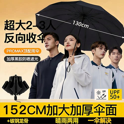 超大晴雨伞抗风暴伞男士商务