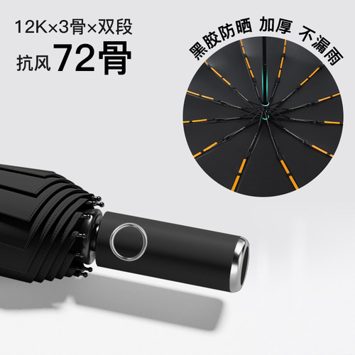 【双龙骨PRO】全自动太阳雨伞遮