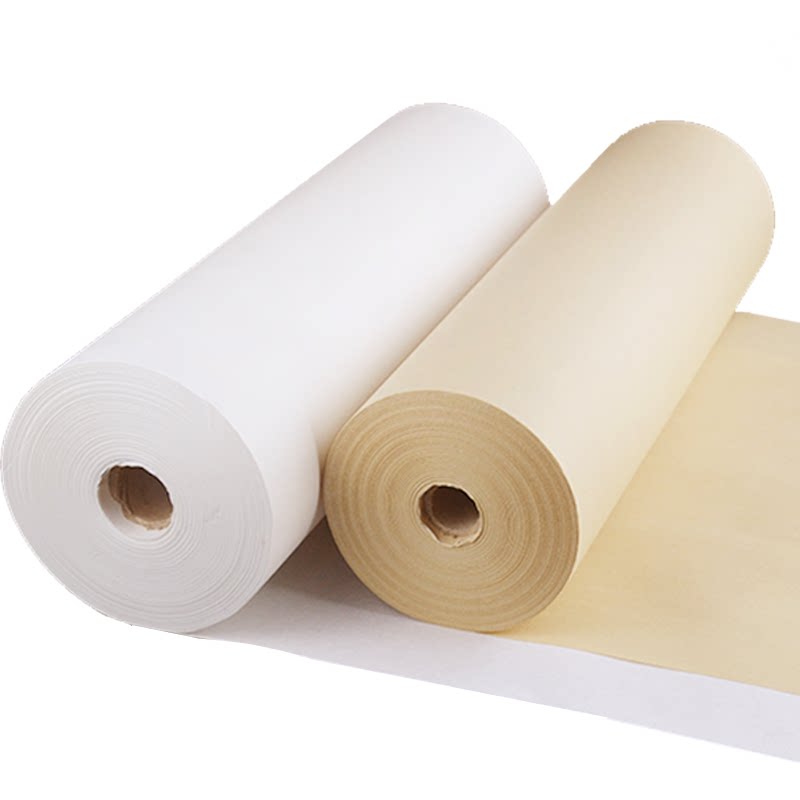 烟文斋加厚长卷书法专用纸练习纸100米仿古色纸国画作品纸卷装半生半熟百米云母工笔画毛笔字