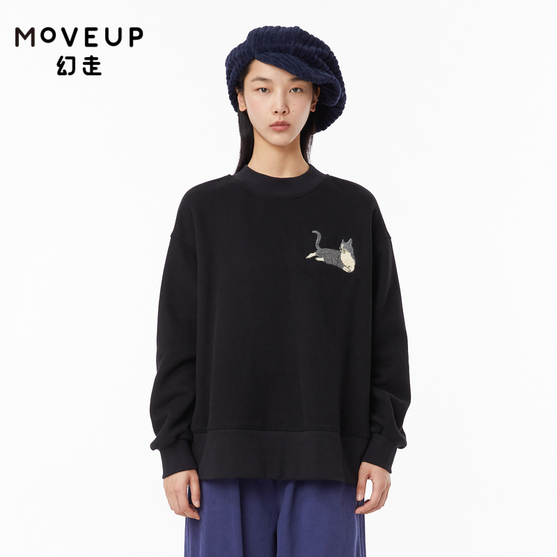 Moveup加绒设计师冬季绣花