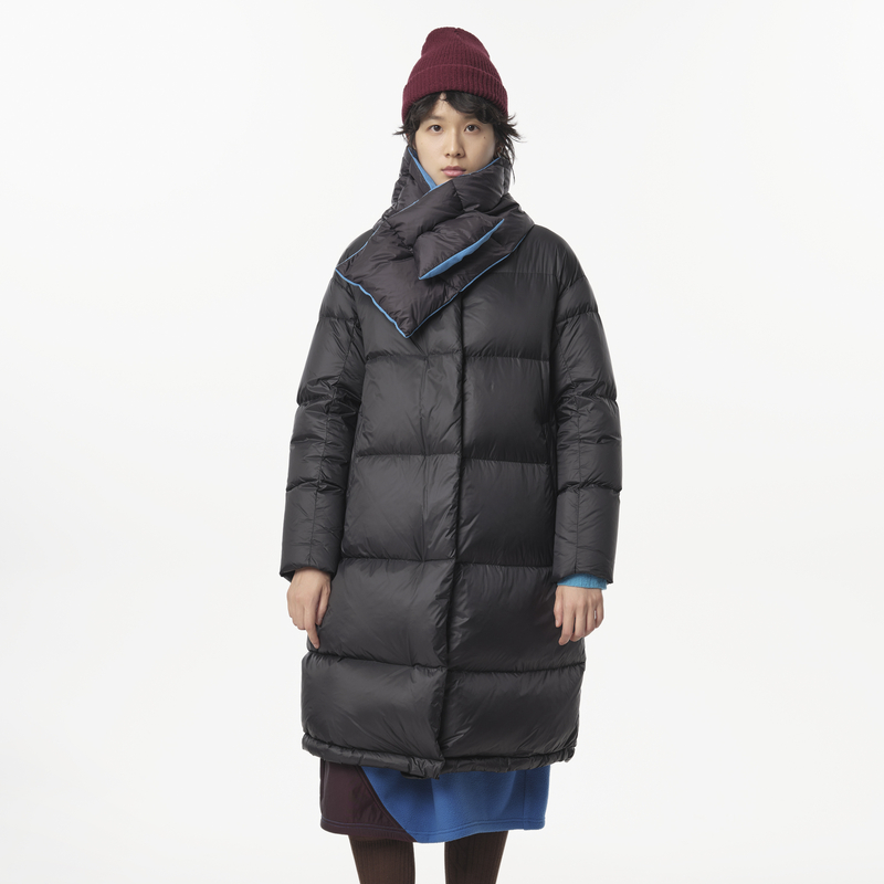 撞色围脖 口袋 可调节丈根