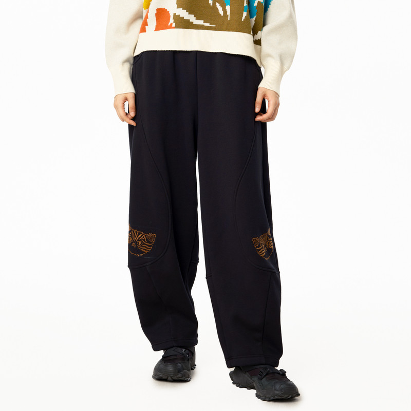 松紧抽绳 口袋 猫咪绣花