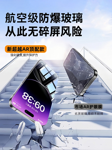 Beyond AR German eye protection film suitable for Apple 17/16 Pro Max tempered glass, iPhone 15 Pro 14 Plus anti-spy 13 anti-blue light 12 Air 11 new model X screen protector XR