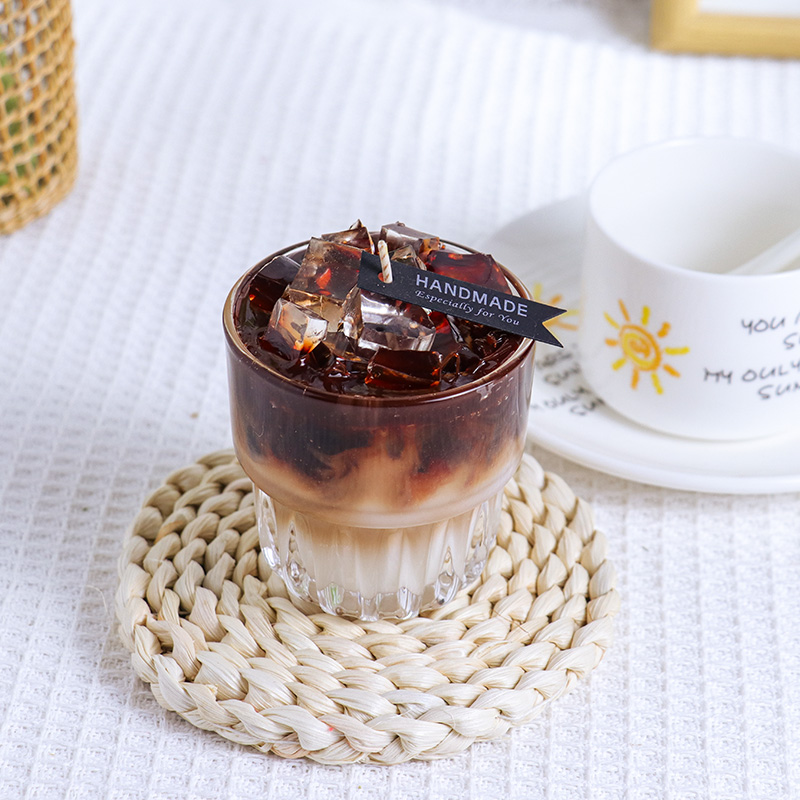 果冻蜡材料包精油咖啡香薰蜡烛