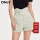 ONLY奥莱 夏季 潮流休闲高腰阔腿A字短裤 牛仔裤 女
