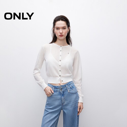 ONLY正肩开衫针织衫
