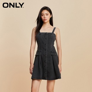 新款 春季 辣妹风气质百搭吊带短裙连衣裙女 ONLY奥莱