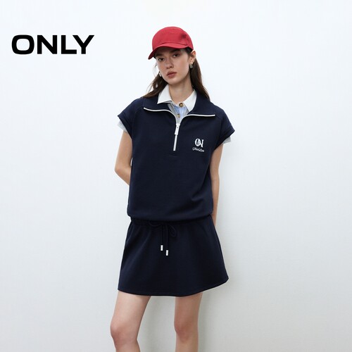 ONLY运动风polo裙短裙连衣裙