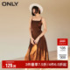 连衣裙女 通勤复古吊带A字中长款 ONLY奥莱 秋冬时尚