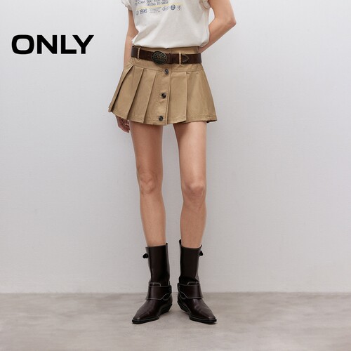 ONLY百褶裙短裙半身裙