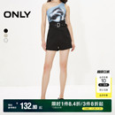 牛仔裤 休闲百搭宽松高腰A字短裤 ONLY奥莱 女 夏季
