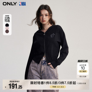 针织衫 休闲百搭NBA联名连帽开衫 ONLY奥莱 女 夏季