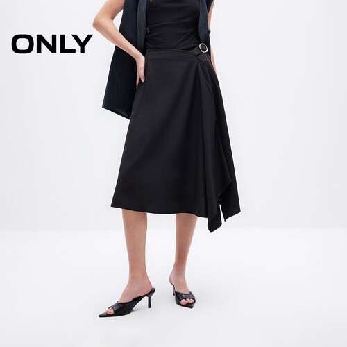 ONLY通勤显瘦A字不规则裙半身裙