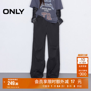 休闲裤 潮酷街头风高腰宽松阔腿裤 秋季 女 ONLY奥莱