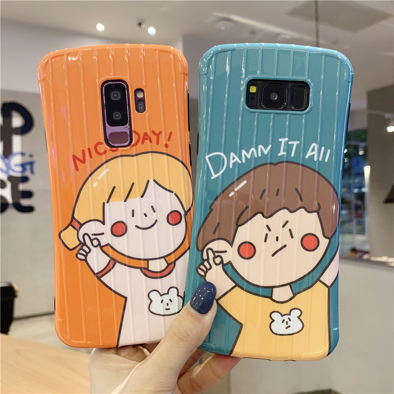 Japan and South Korea boy girl Samsung note10 Mobile phone shell s10 All inclusive Soft shell Waistline s9 +Anti dropping shell note8 Slim mobile phone sets s8 trunk note9 lovers Silicone protective coverin the 3C Digital Accessories, Cell Phone Accessories , Phone Protection Case/Shell  category - from Buy2taobao.com to provide professional Taobao agent buy service
