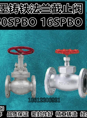 日本耐高温蒸汽阀16SPBO进口KITZ法兰截止阀150SPBO球墨铸铁阀门