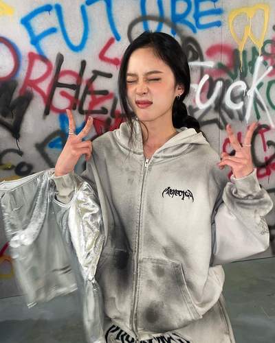 Grailz美式脏染拉链卫衣外套