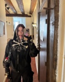 Grailz 休闲连帽卫衣 潮牌暗黑风骷髅印花拉链开衫 Project GR美式