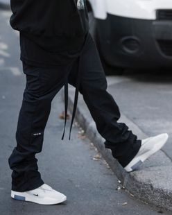 FERA 高街宽松流行抽绳长裤 休闲裤 子情侣男女 GOD尼龙工装 FOG