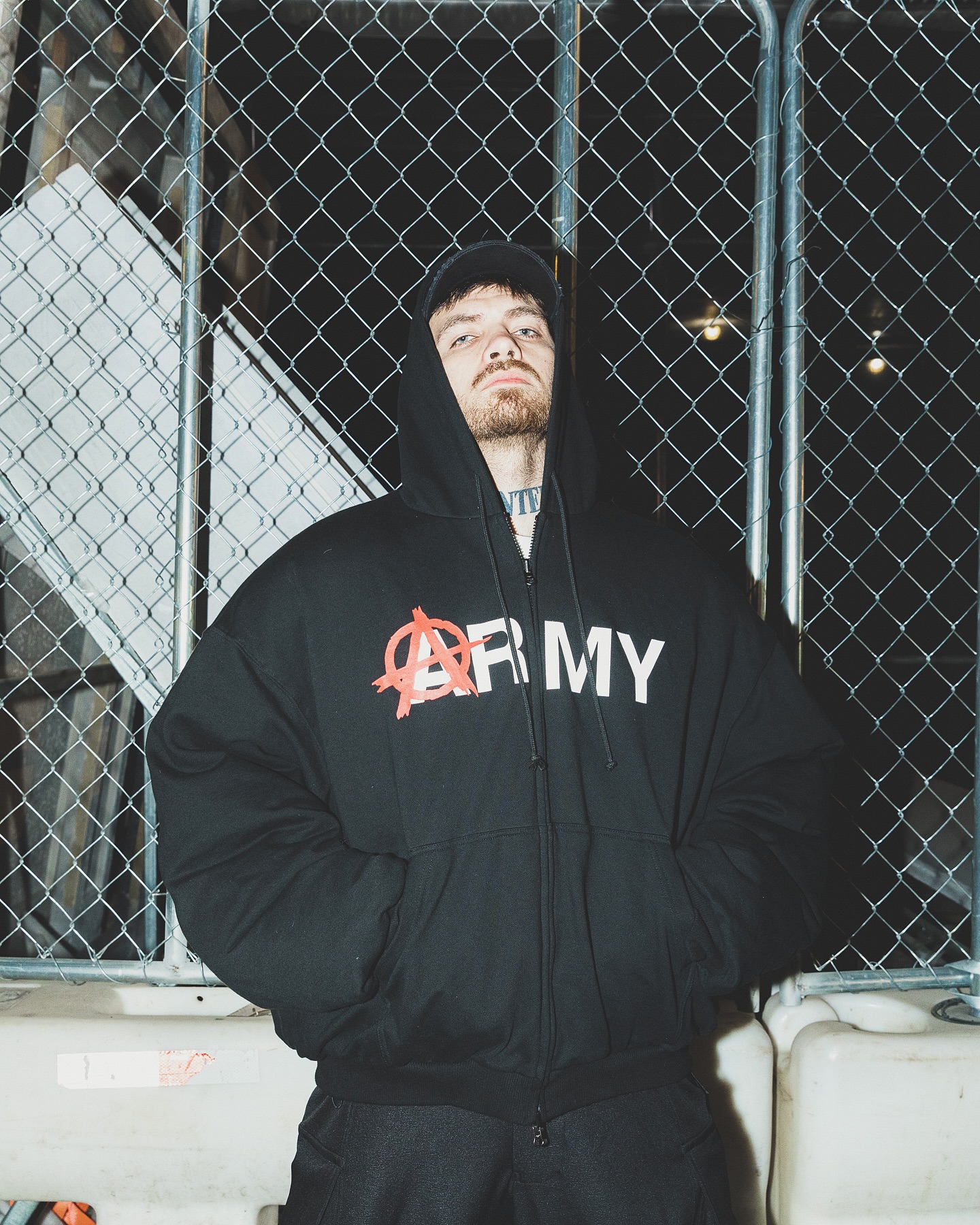 Projectgr迷彩双面穿连帽棉服