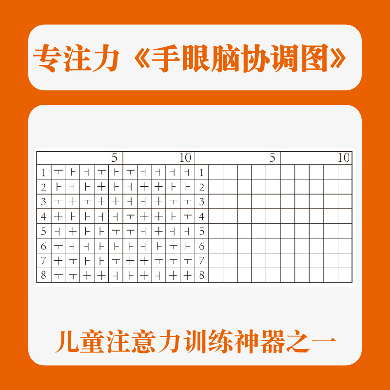 手眼脑协调图 注意力集中专注力训练玩具 教学材料课程特色培训