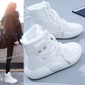 真皮雪地靴女2023新款冬季加绒加厚马丁靴子女鞋短靴厚底东北棉鞋