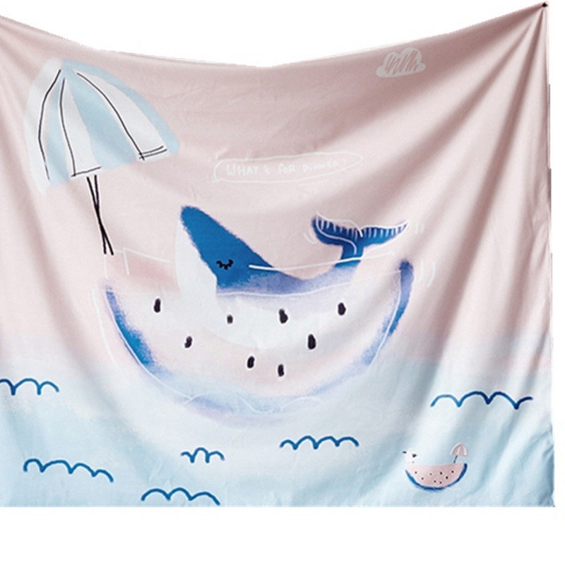 ins挂布背景布韩国装饰房间少女心卧室墙壁挂毯北欧床头网红主播在类目 居家布艺, 挂毯/壁毯中 - 来自Buy2taobao.com提供专业的淘宝代购服务