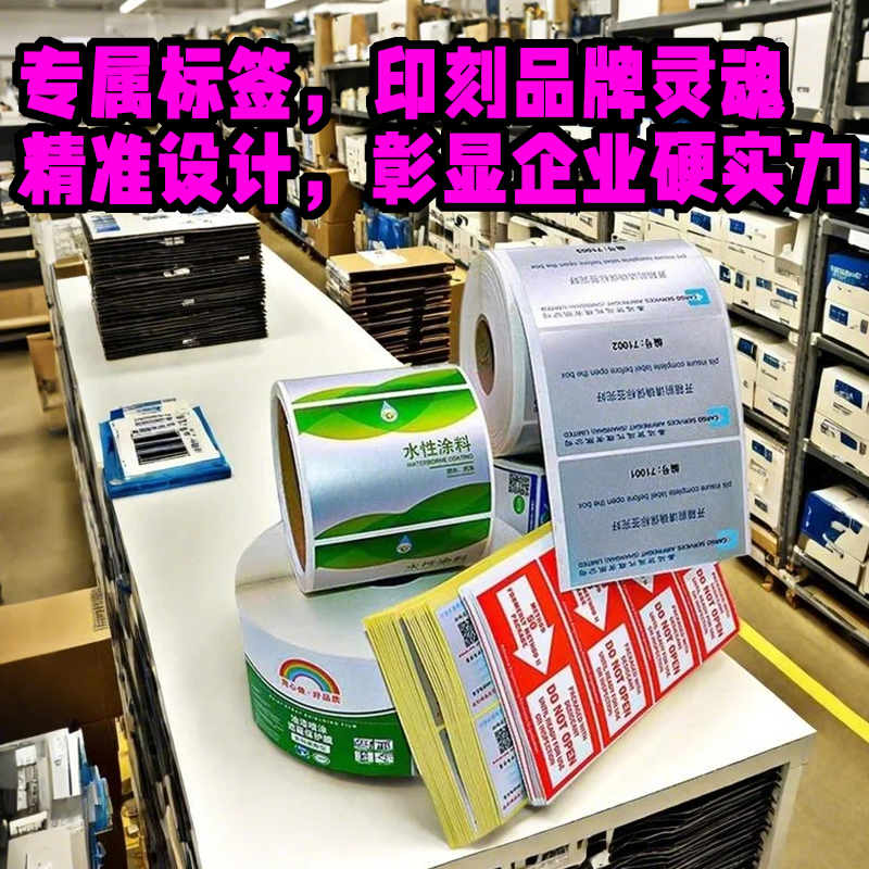 定制不干胶铜版纸印刷代打印