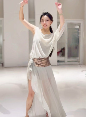 悦梦风璐肚皮舞袍子baladi民俗新款saidi藤杖东方舞舞蹈服演出服