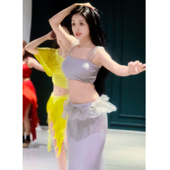 悦梦风璐肚皮舞套装 练功服性感显瘦班服演出服公主蓬蓬裙演出服
