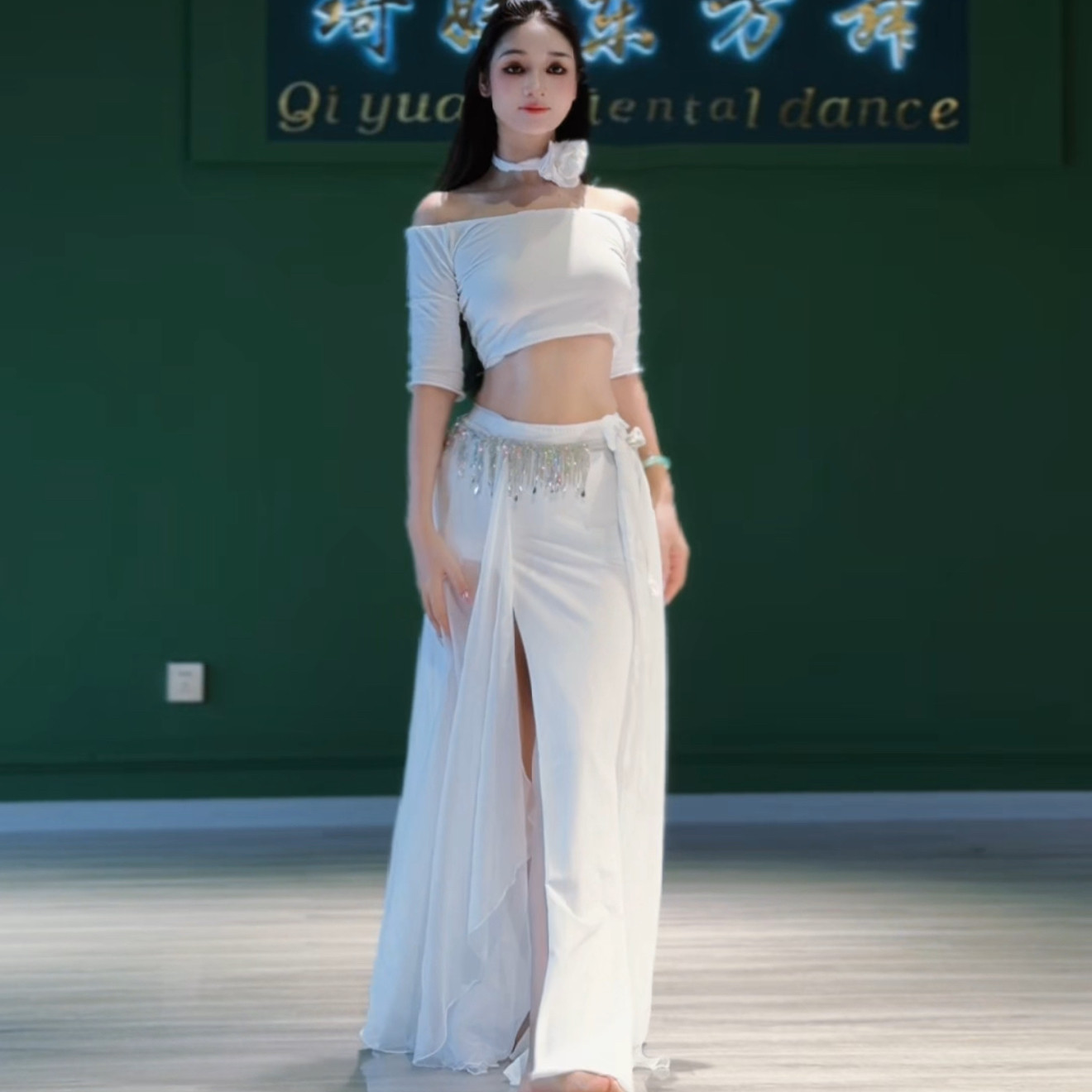 悦梦风璐肚皮舞服装新款东方舞蹈服高级感套装演出练功服仙女团服