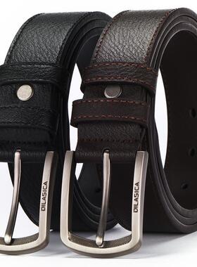 Mens Waist Belt Men Belts Leather Man For Jeans Black Male