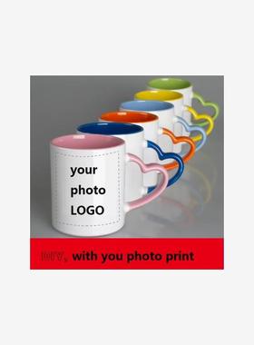 Diy customized cup heating water mug photo LOGO gift 定制杯