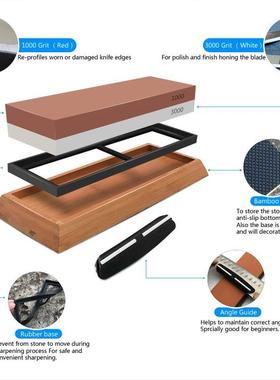 3in1 Sharpening stones Knife sharpener ouble-sie Whetstone