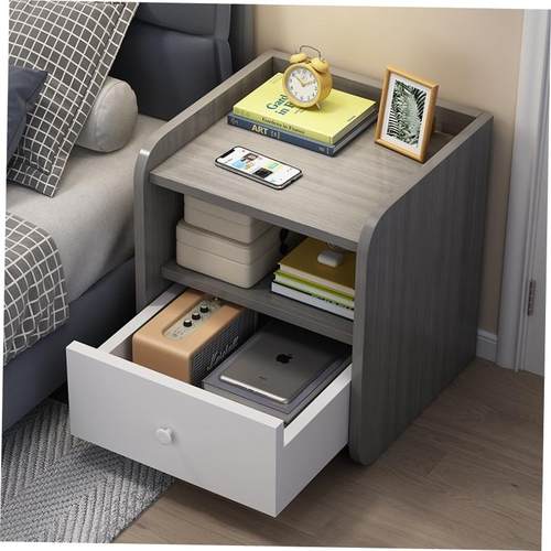 Nightstand simple drawer storage cabinet bedside table