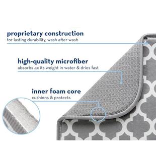 Dish Drying Mat Pad Kitchen Counter Mat Super Absorbent