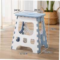 Folding Step Stool Portable Chair Seat For Home Bathroom thumbnail 2