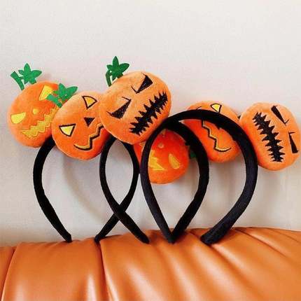 Halloween headdress headband with pumpkin万圣节头饰舞台发箍