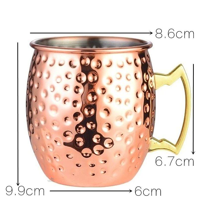 1pcs 550ml Moscow Mule Copper Mugs Metal Mug Cup Stainless S