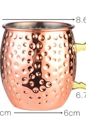 1pcs 550ml Moscow Mule Copper Mugs Metal Mug Cup Stainless S