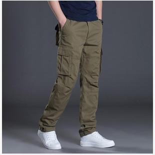 Summer winter Cotton Casual Cargo Pants For Men Trousers man