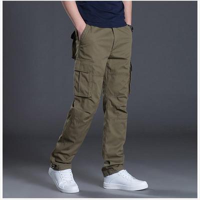 Summer winter Cotton Casual Cargo Pants For Men Trousers man