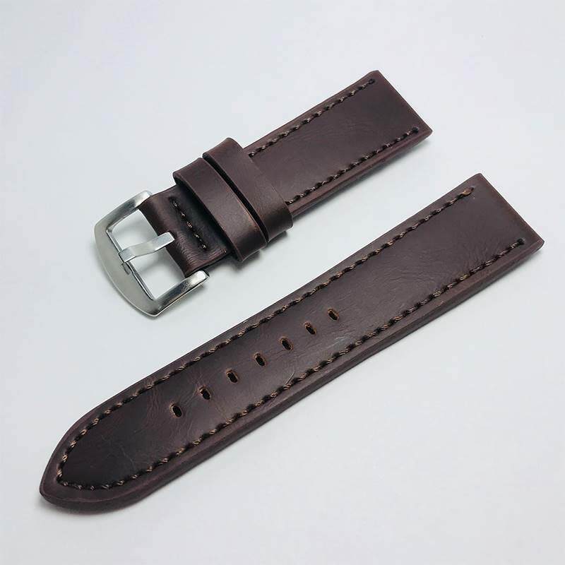 5Color Leather Watch Strap Watches band 22mm 20mm 18mm 24mm