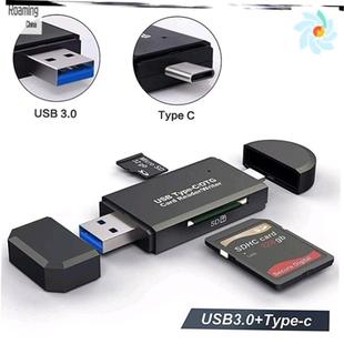 USB 3.0 OTG Micro USB Type C SD Memory Card Reader读卡器