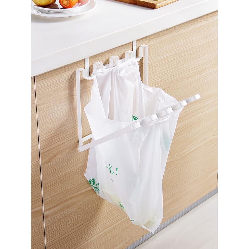 2pcs Kitchen Cabinet bags hooks Trash Garbage Bag Hanger Cup